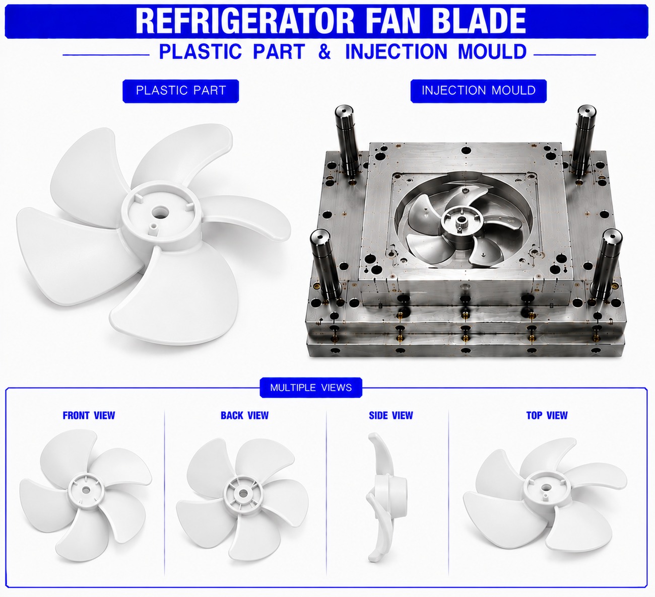 Refrigerator Plastic Fan Blade